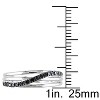 EVERLY JEWELRY | Sterling Silver 1/5 CT TW Black Diamond Fashion Ring Black Rhodium Plated - 4 of 4
