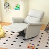 KTMBDW Recliner Chair, Rocker Chair for Adults, Glider Rocker Recliners, Nursery Chairs for Living Room, High Back, Upholstered Deep Seat, Gray - 2 of 4