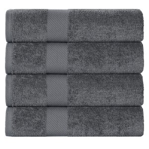Modern Solid Classic Luxury Egyptian Cotton Towel Set by Blue Nile Mills - 1 of 4