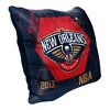 NBA New Orleans Pelicans Firm Density Connector Velvet Reverse Pillow - 2 of 3