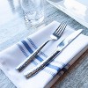 Arkwright Bistro Napkins (12 Pack), Spun Polyester, 18x22 in., Striped Color Options - 4 of 4