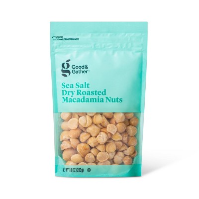 Sea Salt Roasted Macadamia Nuts - 10oz - Good & Gather™
