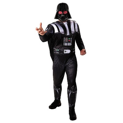 Jazwares Men's Darth Vader Qualux Costume - Size One Size Fits Most - Black