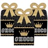 Big Dot of Happiness HOCO Dance - Square Favor Gift Boxes - Homecoming Bow Boxes - Set of 12 - 2 of 4