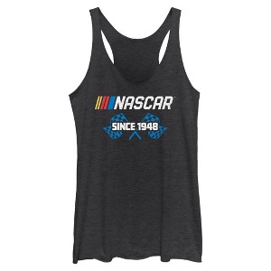 Womens NASCAR Racing Flags Since 1948 Racerback Tank - 1 of 4
