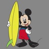 Boy's Disney Mickey Mouse Surf Board Performance Tee - 2 of 4