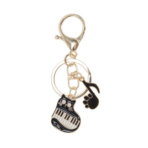 Unique Bargains Piano Cats Handbag Charms Keychains 1 Pc - 1 of 4