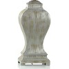 Carme Silver Table Lamp Metallic Brushed Finish - StyleCraft: Linen Shade, Polyresin, UL Listed - 3 of 4