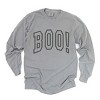Simply Sage Market Embroidered Boo Arched Garment Dyed Long Sleeve - 2 of 4