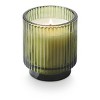 3.9oz Footed Ribbed Glass Scented Candle Green - Bullseye's Playground™ - 3 of 3