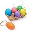 Juvale 36-Pack Sparkling Easter Egg Ornaments Home Decor and DIY Crafts, 3 x 1.75 x 1.75 in - 3 of 4