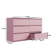 Bella Depot Large 6 Drawers Chest of Drawer Dressers Table - 2 of 4