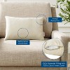 Modway Enhance 18 Lumbar Performance Velvet Throw Pillow - 4 of 4