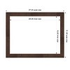 Amanti Art Wildwood Brown Narrow Framed Magnetic Dry Erase Board - 4 of 4