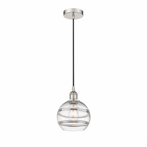 Rochester - 1 Light Cord Hung Mini Pendant In Industrial Style-9.88 Inches Tall and 8 Inches Wide - 1 of 1