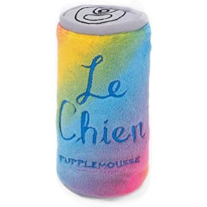 ZippyPaws Squeakie Can - Le Chien Squeakie Can Dog Toy, Rainbow Dog Toy for Aggressive Chewers, Rainbow Dog Pride Accessories - 1 of 1