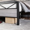 Whizmax King/Queen/Full Size Bed Frame with Wood Headboard, Metal Platform Bed Frame Heavy Duty, Sturdy Steel Slat Support, No Box Spring Needed - 4 of 4