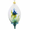 Morawski 6.75 In Blue Angelfish In Dome Ocean Summer Fish Tree Ornaments - 3 of 4