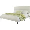 AMERLIFE Upholstered Bed Frame with 47.3" Adjustable Headboard - 2 of 3