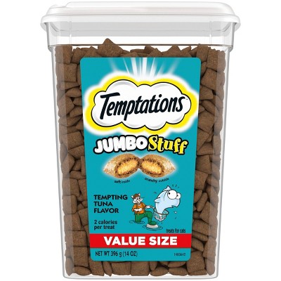 Temptations Whiskas Jumbo Stuff Tempting Tuna Cat Treats - 14oz : Target