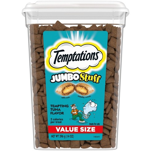 Temptations Jumbo Stuff Tempting Tuna Adult Cat Treats - image 1 of 4