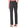Rekucci Women's Smart Stretch Straight Leg Dress Pants with Zipper Closure – Office to Evening Wear - DK Charcoal, 4 Short - 3 of 4
