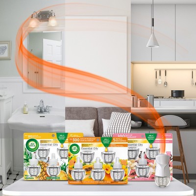 Hawaii Scented Oil Refill with Natural Essential Oils, 7 Pack