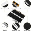 Portable Wheelchair Ramp, Anti-slip Aluminum Ramp for the Disabled, Suitable for Steps and Stairs, with a Load Capacity of 600 Pounds, Black - 3 of 4