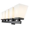Astor 5-Bulb Glass Vanity Light Fixture - Modern Dimmable Design for Bathroom - 3 of 4