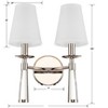 Crystorama Lighting Baxter 2 - Light Sconce in  Polished Nickel - 2 of 4