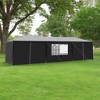 Karl Home | 10 ft. x 10 ft. Black Iron-framed PE-clothed Party Tent - 3 of 3