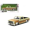 Jada 1985 Chevrolet C-10 Pickup Truck in Beige with Stripes and Lowenhart Wheels – Exclusive 'Just Trucks' Series 1/24 Scale - 3 of 3