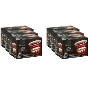 Tim Horton Coffee Single Serve Dark Roast - Pack of 6 - 4.44 oz - 1 of 2