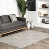 Nuloom Tieve Modern Checkered Indoor Area Rug 5x7, Gray - 2 of 4