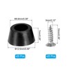 Unique Bargains Non Slip Corrosion Resistant Durable Rubber Material Rubber Feet 20 Pcs - 2 of 4