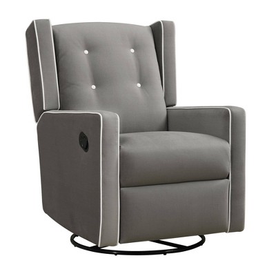 Baby Relax Shirley Swivel Glider Recliner Chair