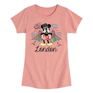 Girls' - Disney - Mickey & Friends Fitted Short Sleeve Graphic T-Shirt - 1 of 4