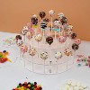 Hachikiko 36 Hole Clear Acrylic Cake Pop Stand, Lollipop Holder for Weddings, Birthdays, Parties, Holidays - 4 of 4