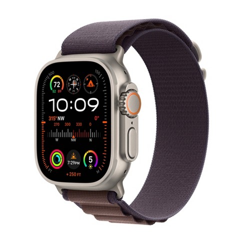  Apple Watch Ultra [GPS + Cellular 49mm] Smart Watch w/Rugged  Titanium Case & Orange Alpine Loop Medium. Fitness Tracker, Precision GPS,  Action Button, Extra-Long Battery Life, Brighter Retina Display :  Electronics