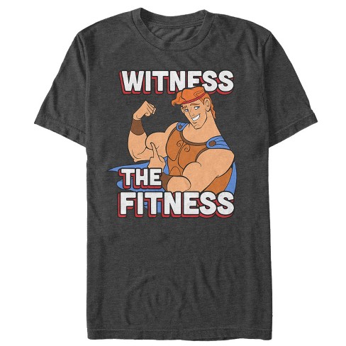 Men's Hercules Witness the Fitness T-Shirt - Charcoal Heather - 3X Large