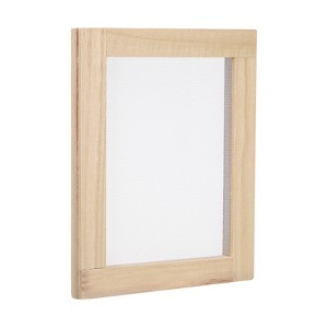 Unique Bargains Wood Hand-polished Sturdy Papermaking Frame for DIY Dried Flower - 1 of 4