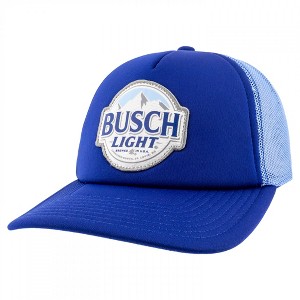 Adult Busch Light Round Logo Blue Mesh Adjustable Hat - 1 of 4