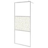 VidaXL Walk-in Shower Wall ESG Glass with Stone Design 39.4 in.x76.8 in. - 2 of 4