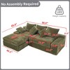 Dolonm Single Recliner Sofa: 300lb Capacity, Chenille Fabric, Ergonomic Design for Living Room/Study -6 Color - 2 of 4
