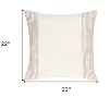 22"  Striped Cotton Throw Pillow - 3 of 4