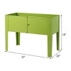 Costway 24'' x12'' Elevated Garden Outdoor Plant Stand Raised Tall Flower Bed Box - 2 of 4
