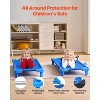VEVOR Stackable Kiddie Cot, Pack of 4, Portable Toddler Nap Cots, Standard Size 52" L x 23" W Daycare Cots for Kids,Preschool Classroom Daycare Beds - 4 of 4
