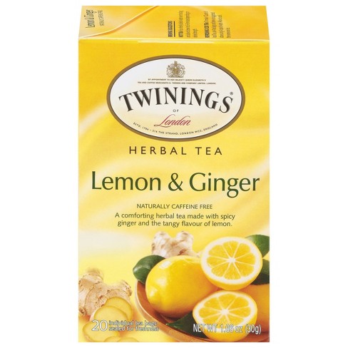 English Tea Shop Lemongrass Ginger & Citrus Fruits - Tea Bags, 20ct (Pack  of 3)