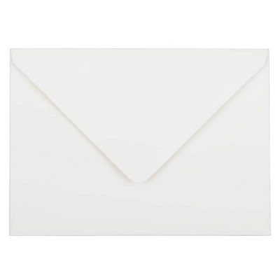 JAM Paper A7 Strathmore Invitation Envelopes w/Euro Flap 5.25x7.25 WE Wove 1921392C