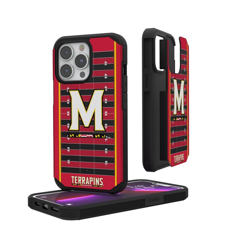 Keyscaper Maryland Terrapins Field Rugged Phone Case, 1 of 2
